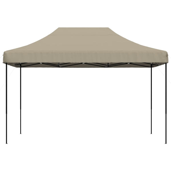 Faltbares Partyzelt Pop-Up Taupe 410x279 cm