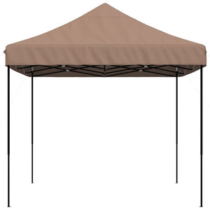 vidaXL Tonnelle de réception pliante escamotable marron 410x279x315 cm