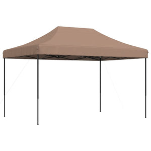 vidaXL Tonnelle de réception pliante escamotable marron 410x279x315 cm