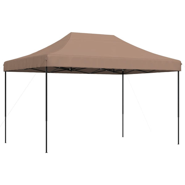 vidaXL Tonnelle de réception pliante escamotable marron 410x279x315 cm