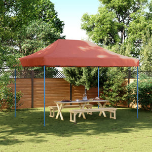 Faltbares Partyzelt Terrakottarot 410x279 cm