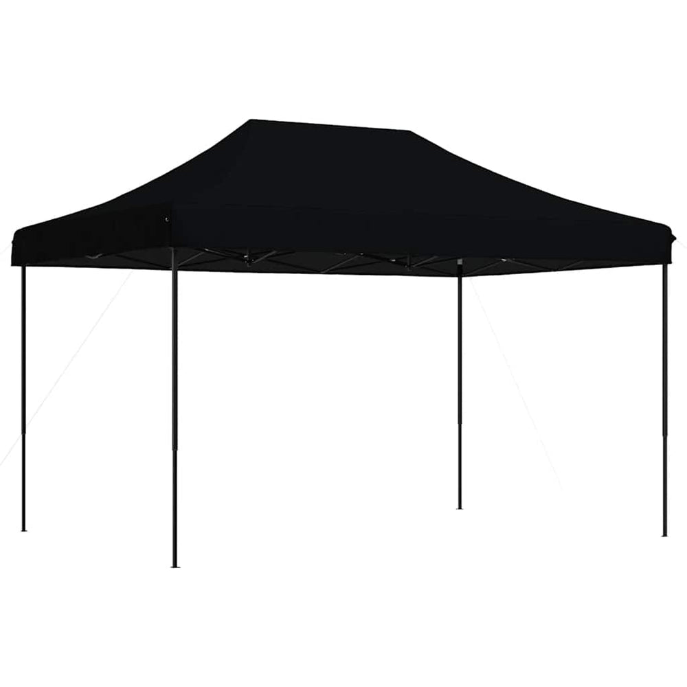 Faltbares Partyzelt Pop-Up Schwarz 410x279 cm