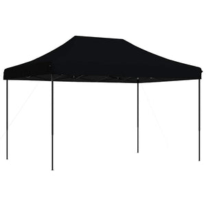 Faltbares Partyzelt Pop-Up Schwarz 410x279 cm