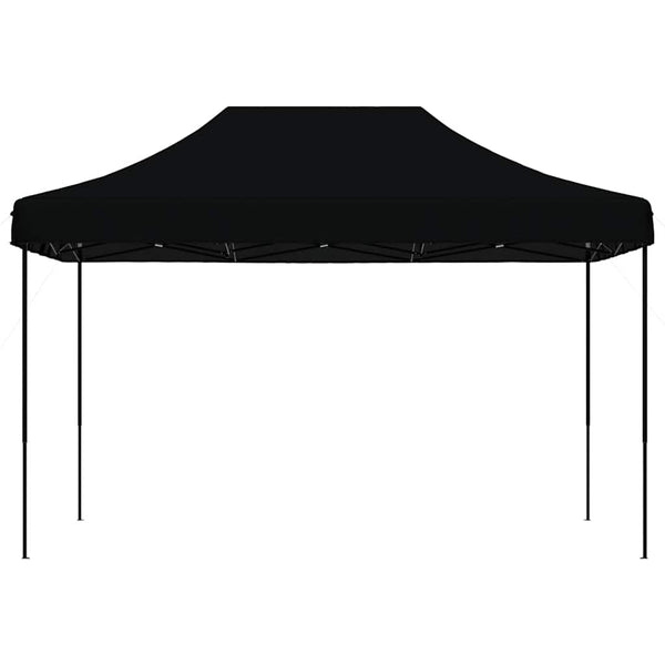 Faltbares Partyzelt Pop-Up Schwarz 410x279 cm