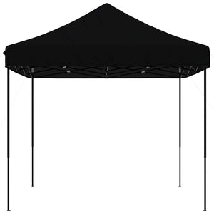 Faltbares Partyzelt Pop-Up Schwarz 410x279 cm