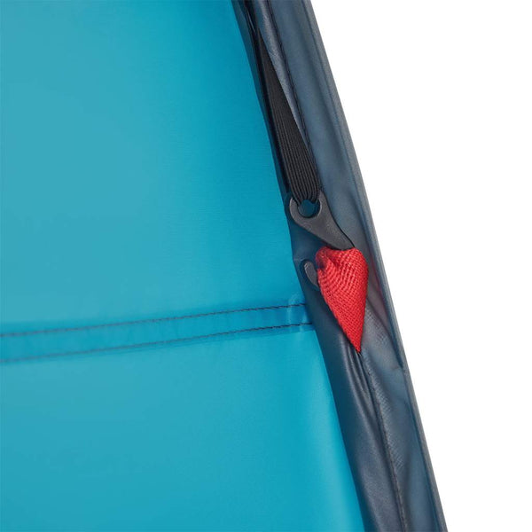 Blaues Pop-Up Sichtschutzzelt, Wasserdicht