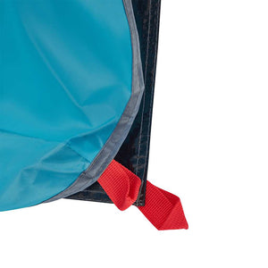 Blaues Pop-Up Sichtschutzzelt, Wasserdicht