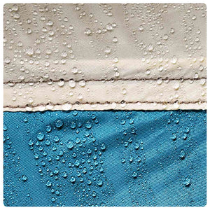 Blaues Sichtschutzzelt, Wasserdicht & Schnell Aufgebaut