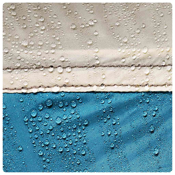 Blaues Sichtschutzzelt, Wasserdicht & Schnell Aufgebaut