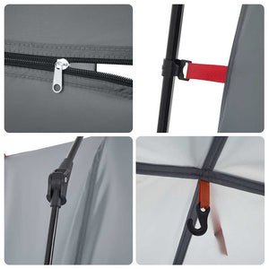 Wasserdichtes Sichtschutzzelt Grau Quick Release