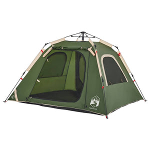 4-Personen Kuppelzelt Grün Quick Release