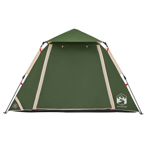 4-Personen Kuppelzelt Grün Quick Release