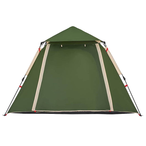 4-Personen Kuppelzelt Grün Quick Release