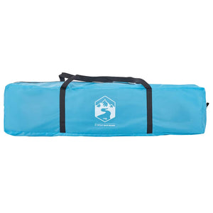 4-Personen Kuppelzelt Blau Quick Release