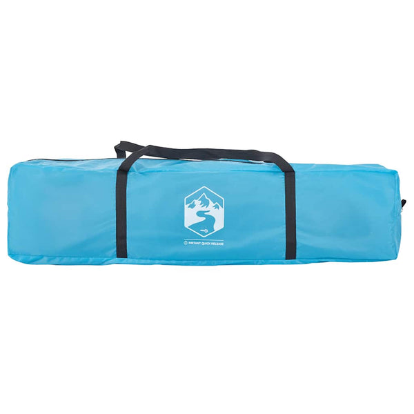 4-Personen Kuppelzelt Blau Quick Release