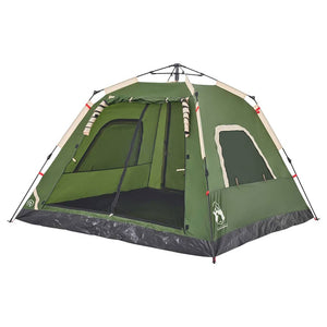 5-Personen Kuppelzelt Grün Quick Release