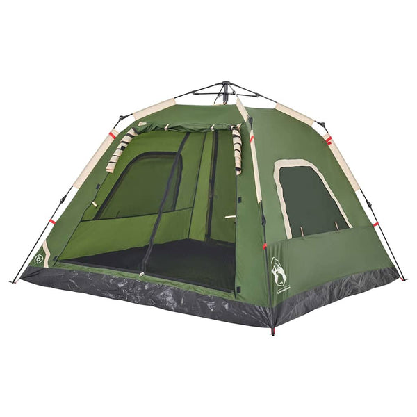 5-Personen Kuppelzelt Grün Quick Release