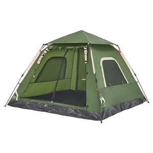 5-Personen Kuppelzelt Grün Quick Release