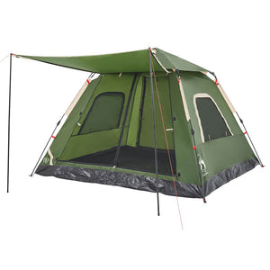 5-Personen Kuppelzelt Grün Quick Release