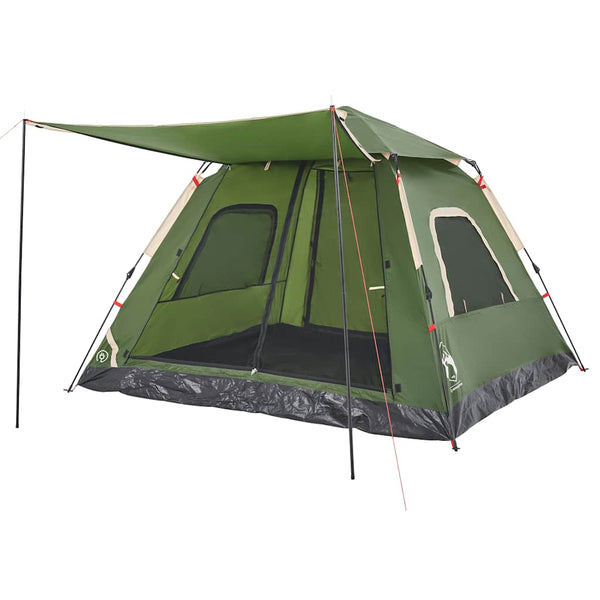 5-Personen Kuppelzelt Grün Quick Release