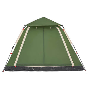 5-Personen Kuppelzelt Grün Quick Release