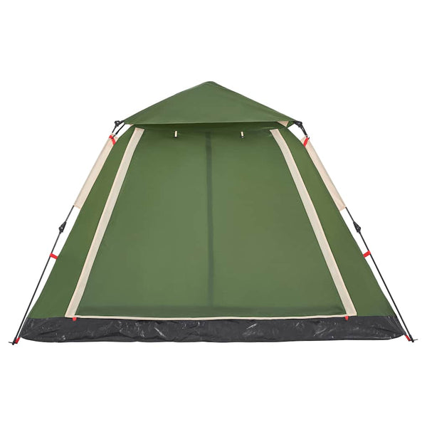 5-Personen Kuppelzelt Grün Quick Release