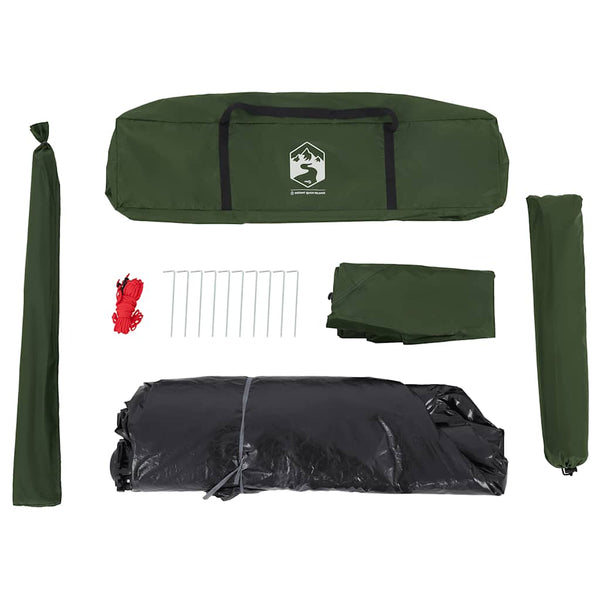 5-Personen Kuppelzelt Grün Quick Release