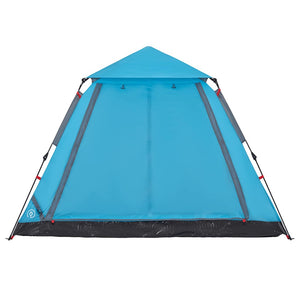 5-Personen Kuppel-Campingzelt Blau Quick Release