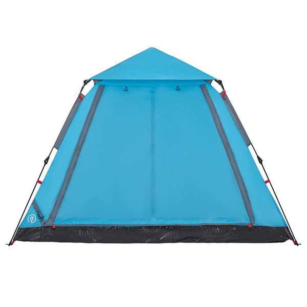 5-Personen Kuppel-Campingzelt Blau Quick Release