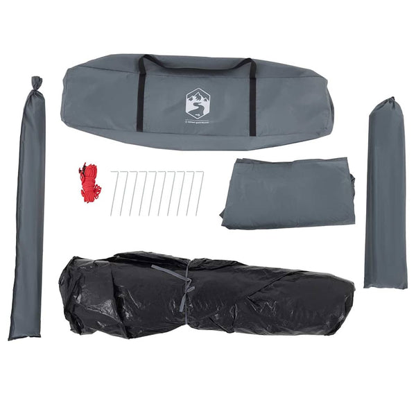 5-Personen-Kuppelzelt, Schnellspanner