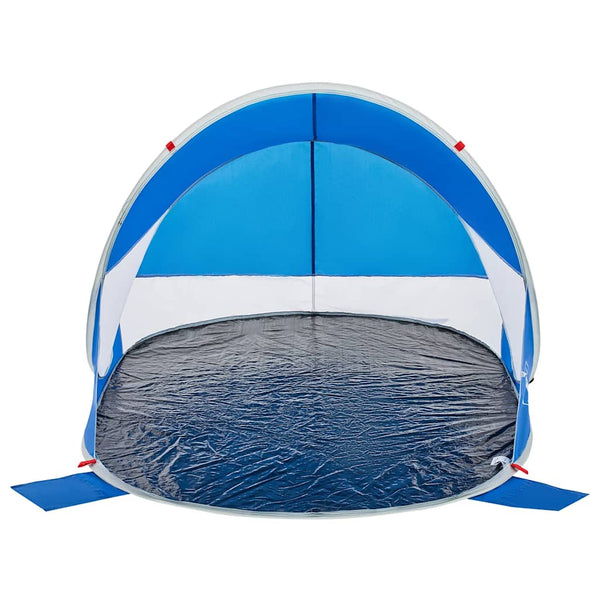 Azurblaues Pop-Up Strandzelt, Wasserdicht