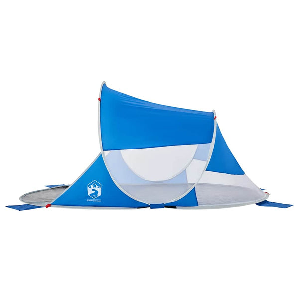 Azurblaues Pop-Up Strandzelt, Wasserdicht