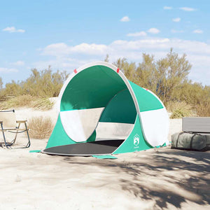 Seegrünes Pop-Up Strandzelt, Wasserdicht