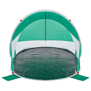 Seegrünes Pop-Up Strandzelt, Wasserdicht