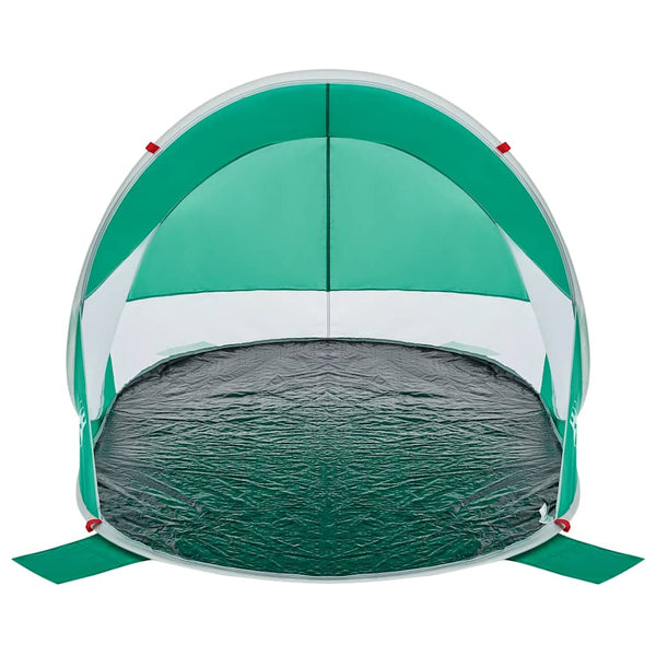 Seegrünes Pop-Up Strandzelt, Wasserdicht