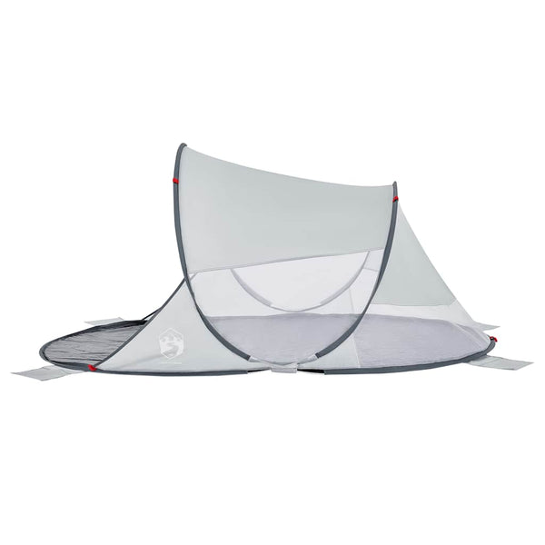 Graues Pop-Up Strandzelt Wasserdicht