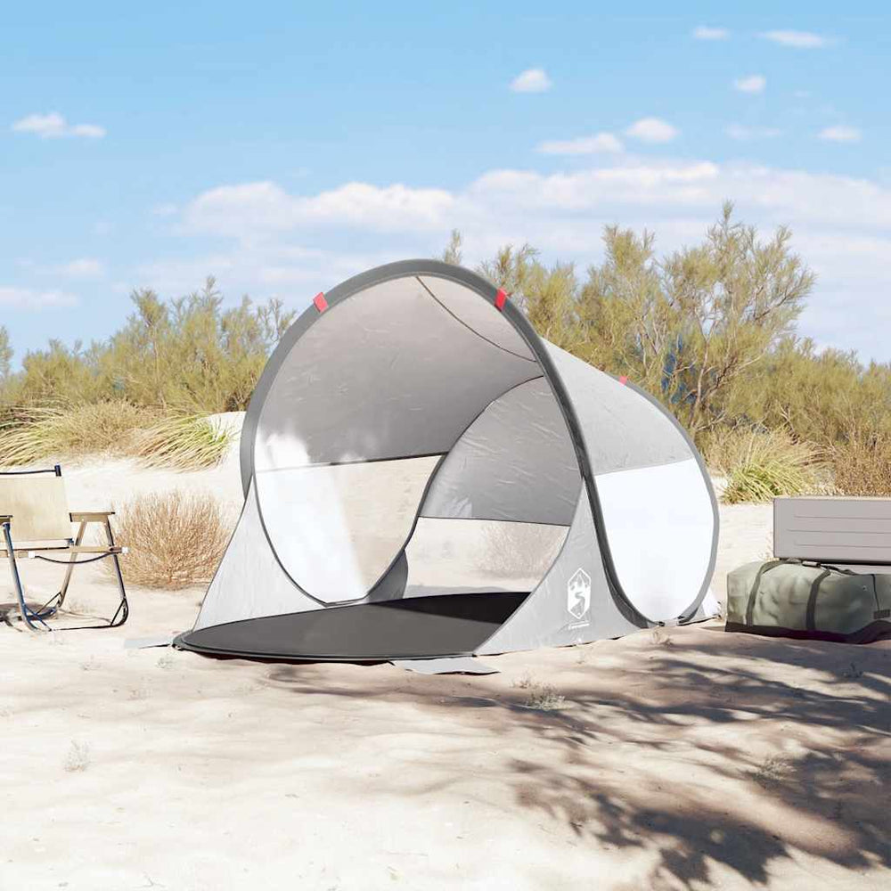 Graues Pop-Up Strandzelt Wasserdicht