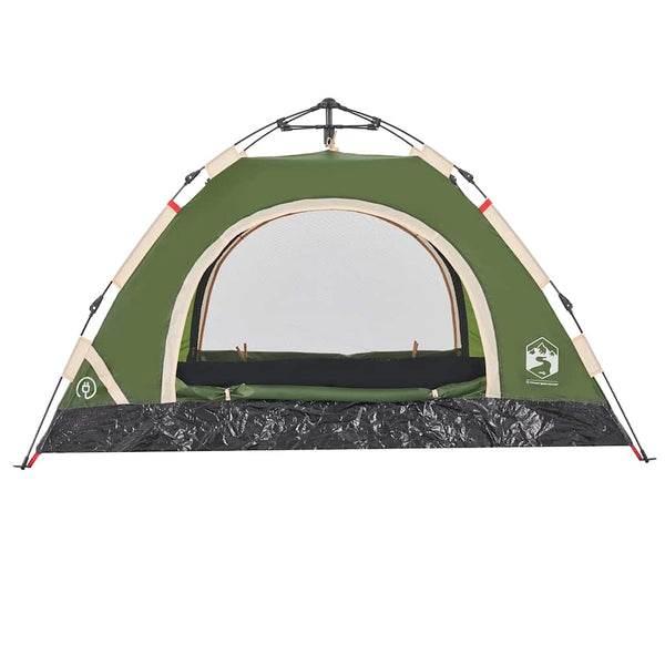 Campingzelt Grün 2 Personen Quick Release