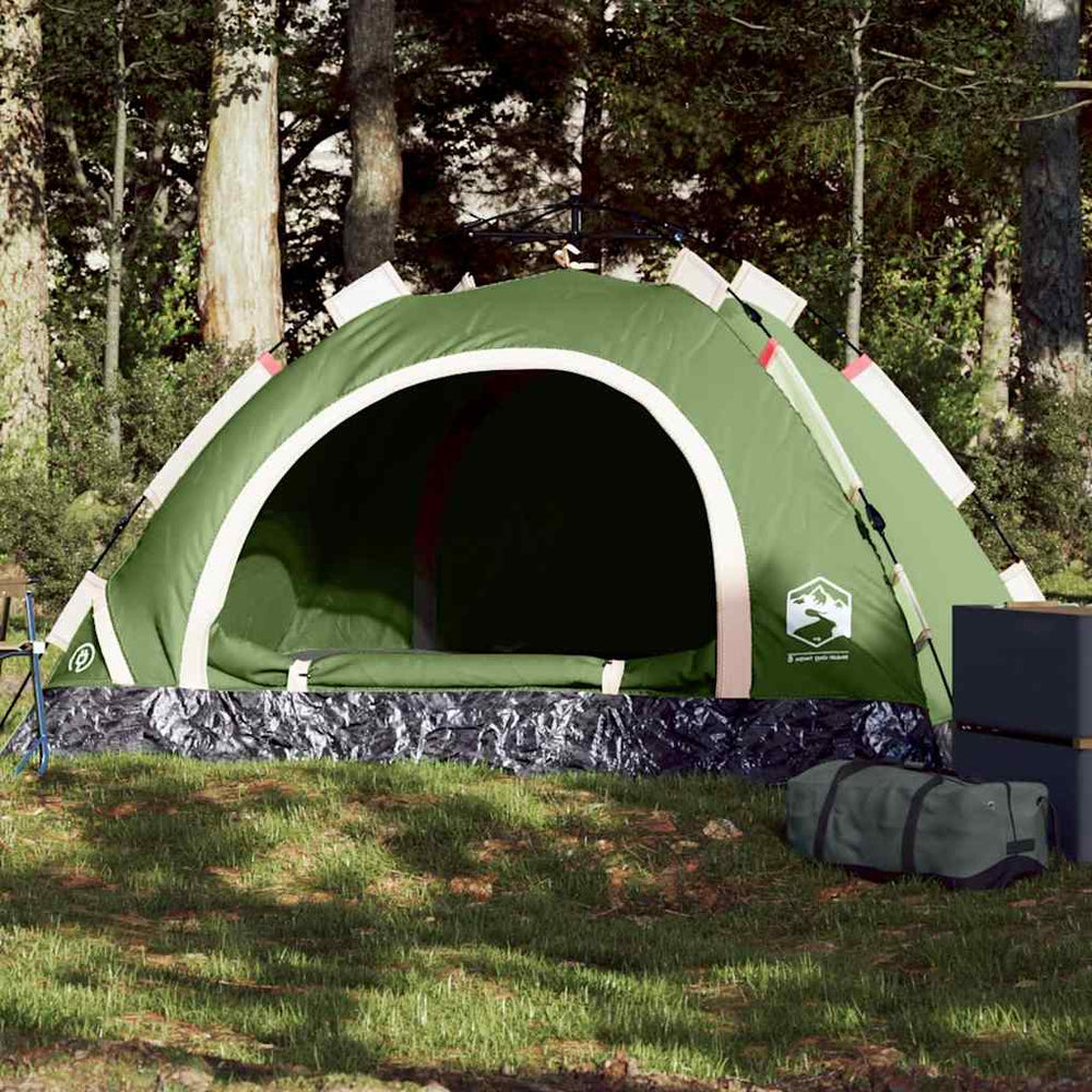 Campingzelt Grün 2 Personen Quick Release