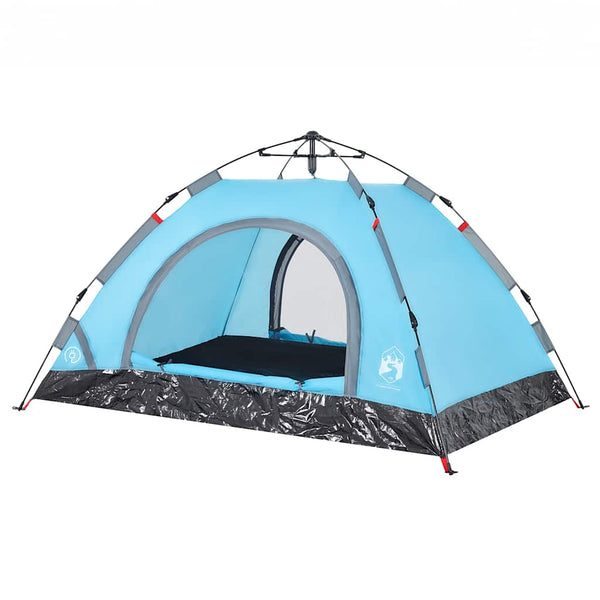 2-Personen Campingzelt Blau Quick Release