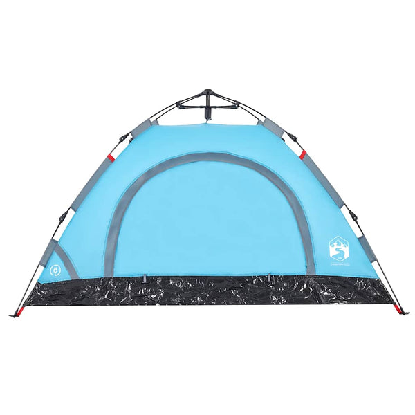 2-Personen Campingzelt Blau Quick Release