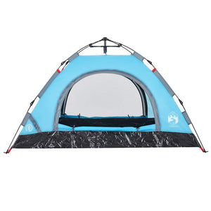 2-Personen Campingzelt Blau Quick Release