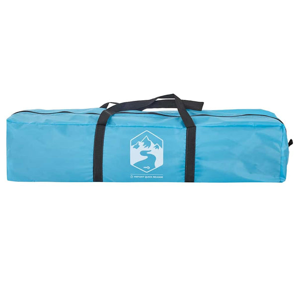 2-Personen Campingzelt Blau Quick Release