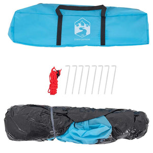 2-Personen Campingzelt Blau Quick Release