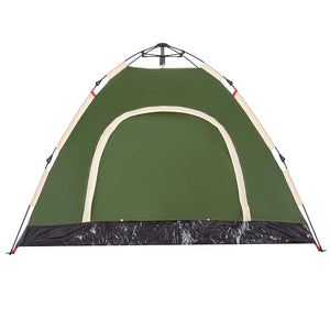 3-Personen Campingzelt Grün Quick Release