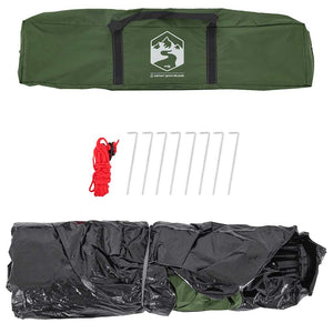 3-Personen Campingzelt Grün Quick Release