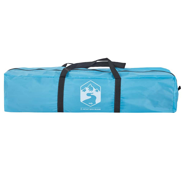 3-Personen Campingzelt Blau Quick Release