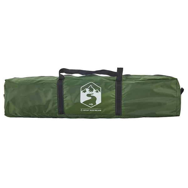 4-Personen Campingzelt Grün Quick Release