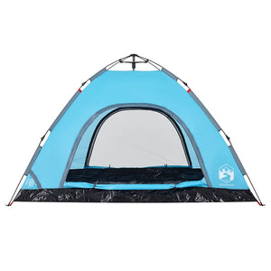 Campingzelt Blau für 4 Personen
