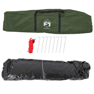 5-Personen Campingzelt Grün Quick Release
